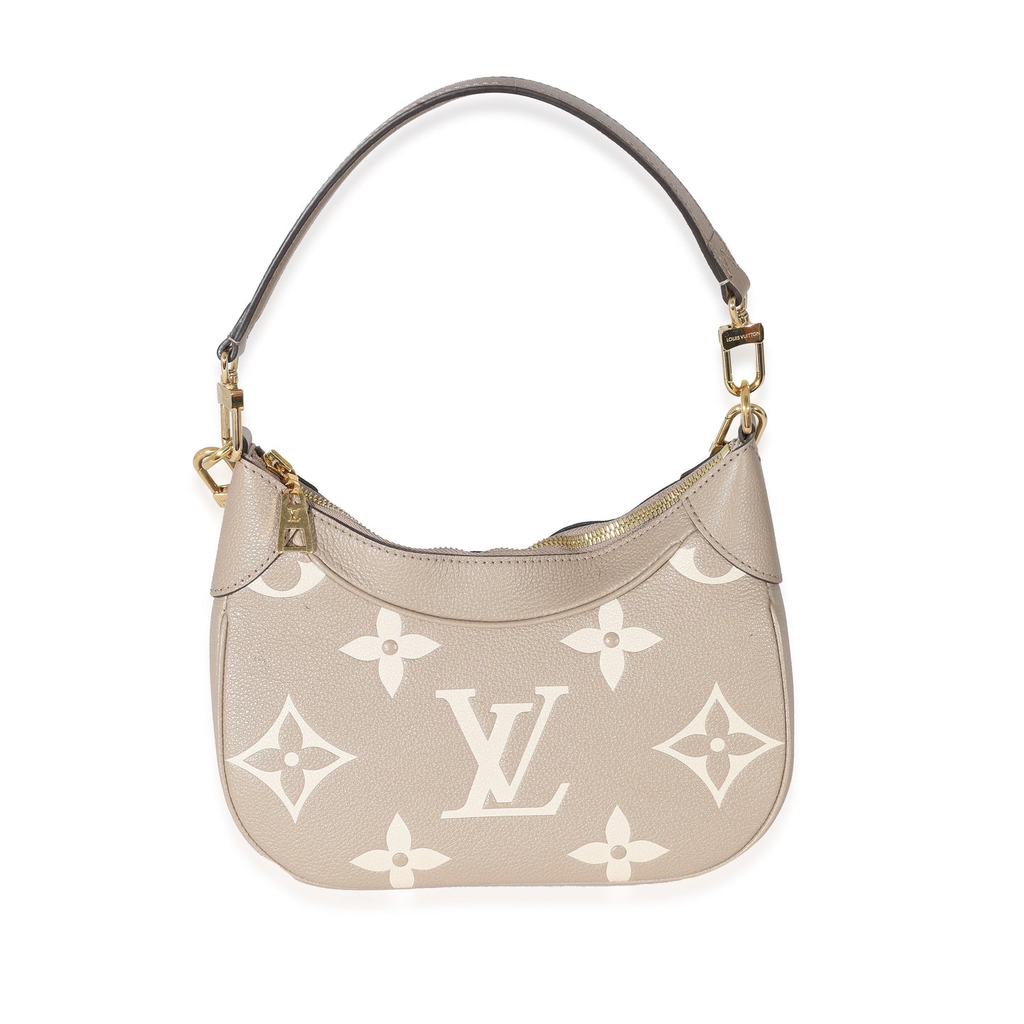 Louis Vuitton Tourterelle & Crème Empreinte Monogram Giant Bagatelle NM