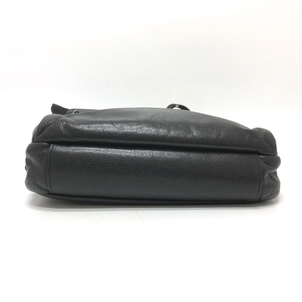 PRADA Shoulder Bag 2VH022 leather black Messenger mens