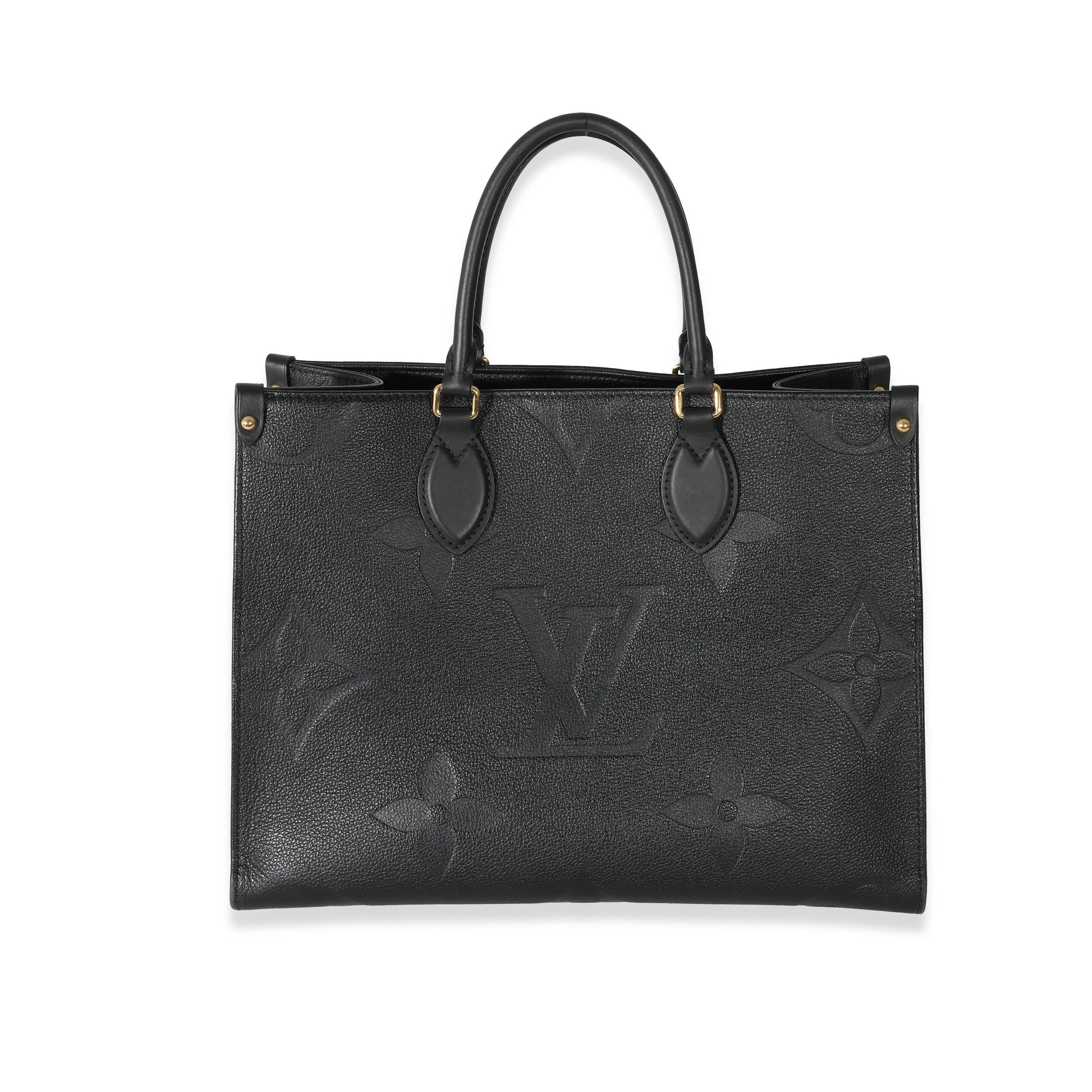 Louis Vuitton Black Monogram Empreinte Giant Onthego MM