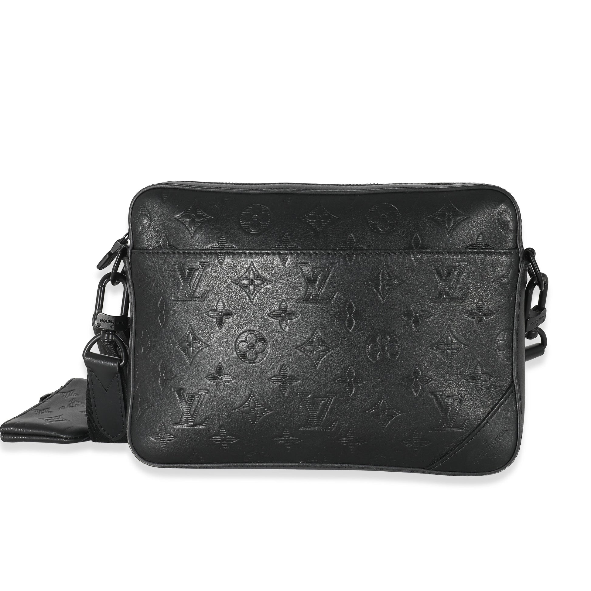 Louis Vuitton Black Monogram Shadow Duo Messenger