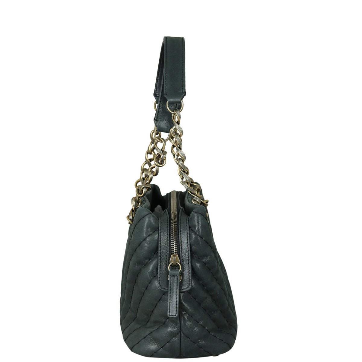 Chanel Iridescent Surpique Chevron Tote