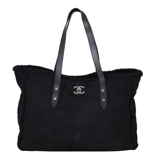 Chanel CC Shearling Tote