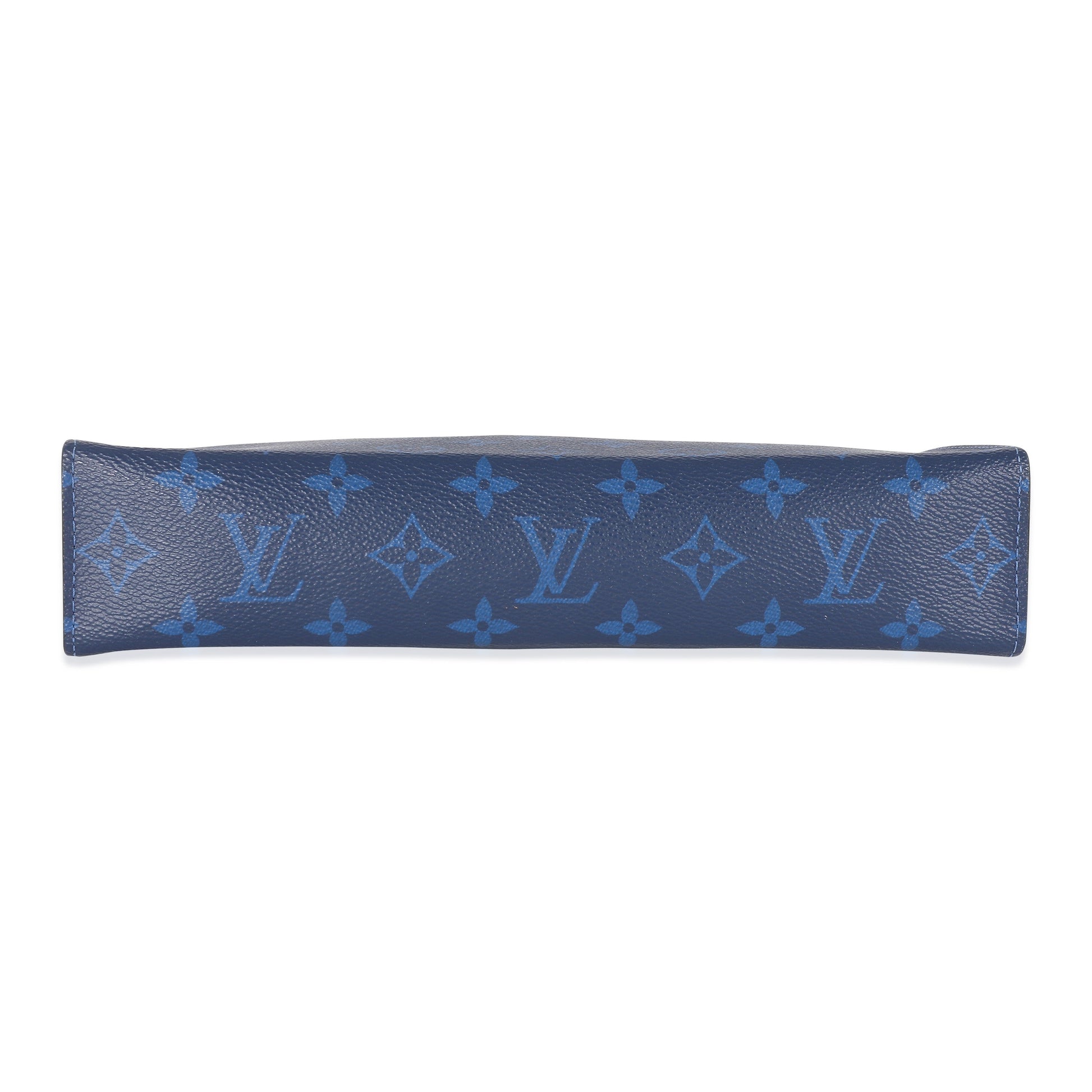  Louis Vuitton Blue Monogram Taigarama Pochette Voyage MM
