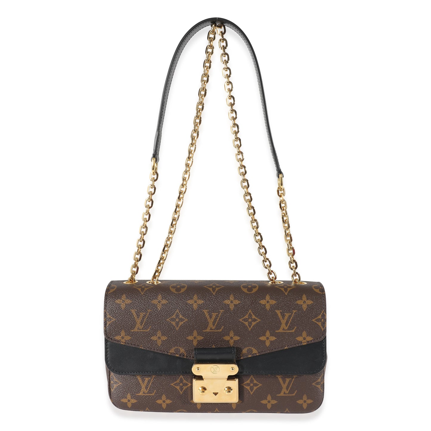  Louis Vuitton Black Monogram Canvas Marceau NM