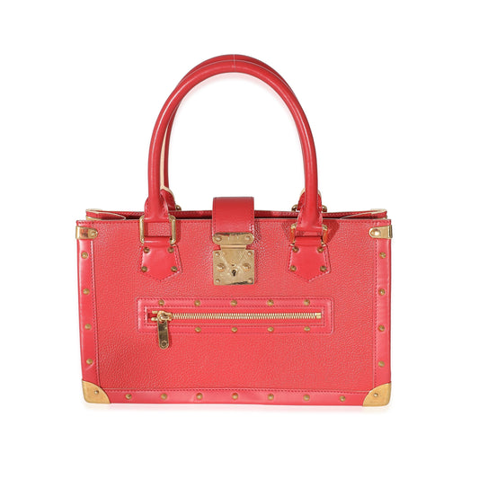 LOUIS VUITTON Geranium Leather Suhali Le Fabuleux