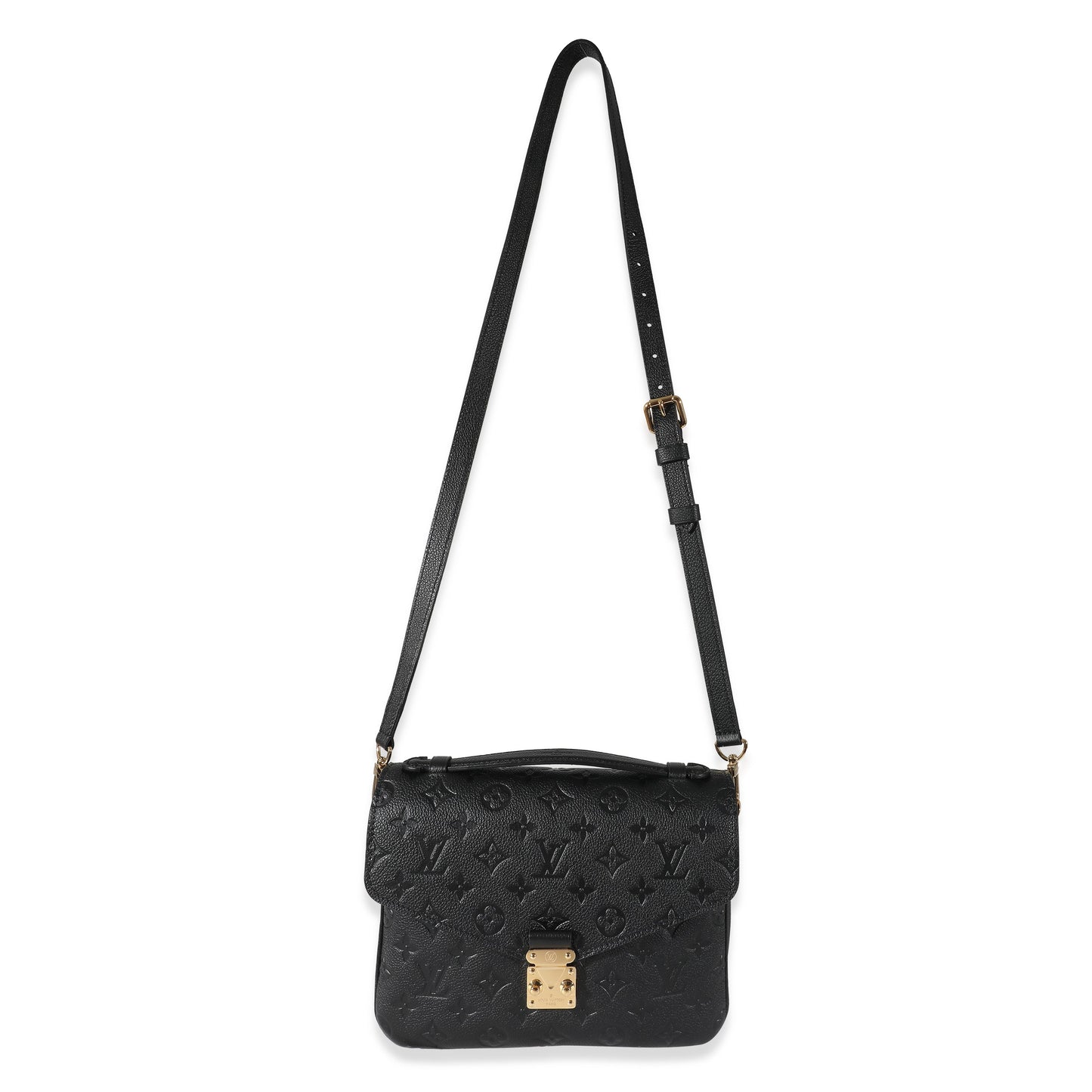  Louis Vuitton Black Empreinte Pochette Metis