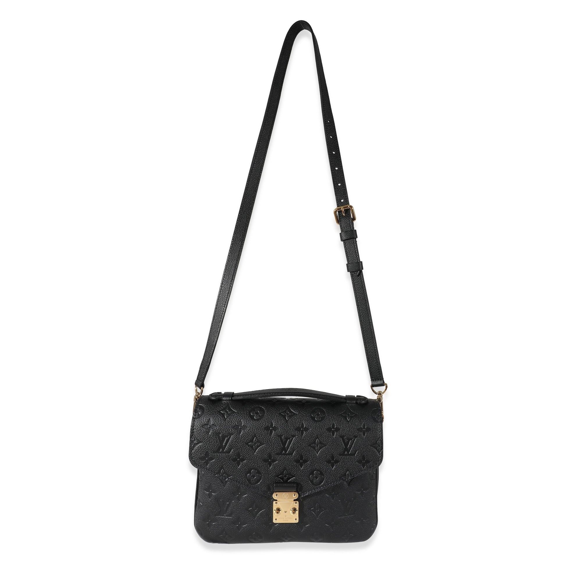  Louis Vuitton Black Empreinte Pochette Metis