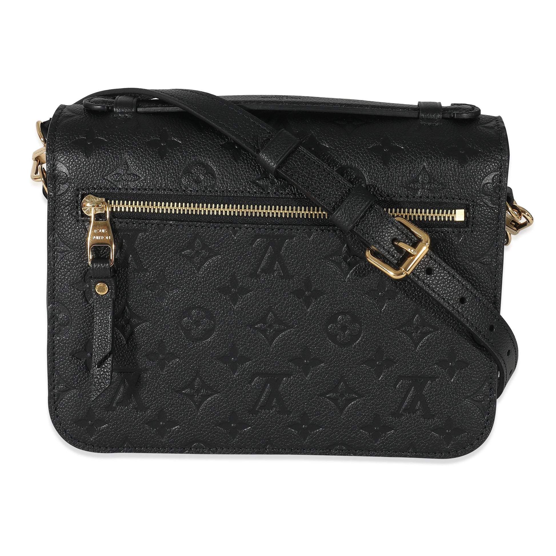  Louis Vuitton Black Empreinte Pochette Metis