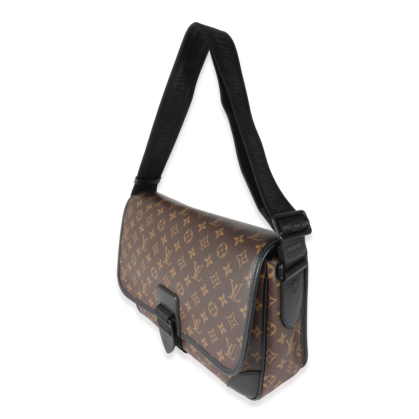 LOUIS VUITTON Monogram Macassar Canvas Archy Messenger GM