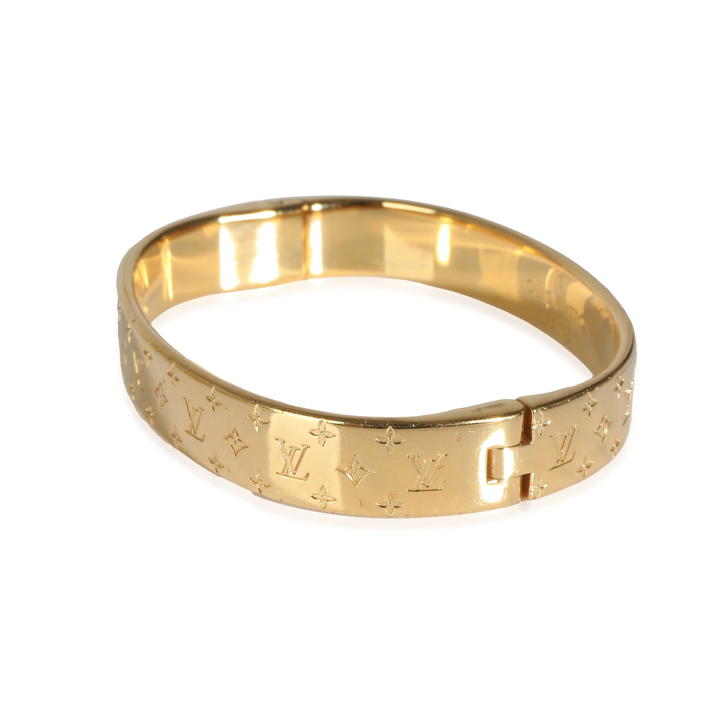 Louis Vuitton Nanogram Cuff inGold Plated