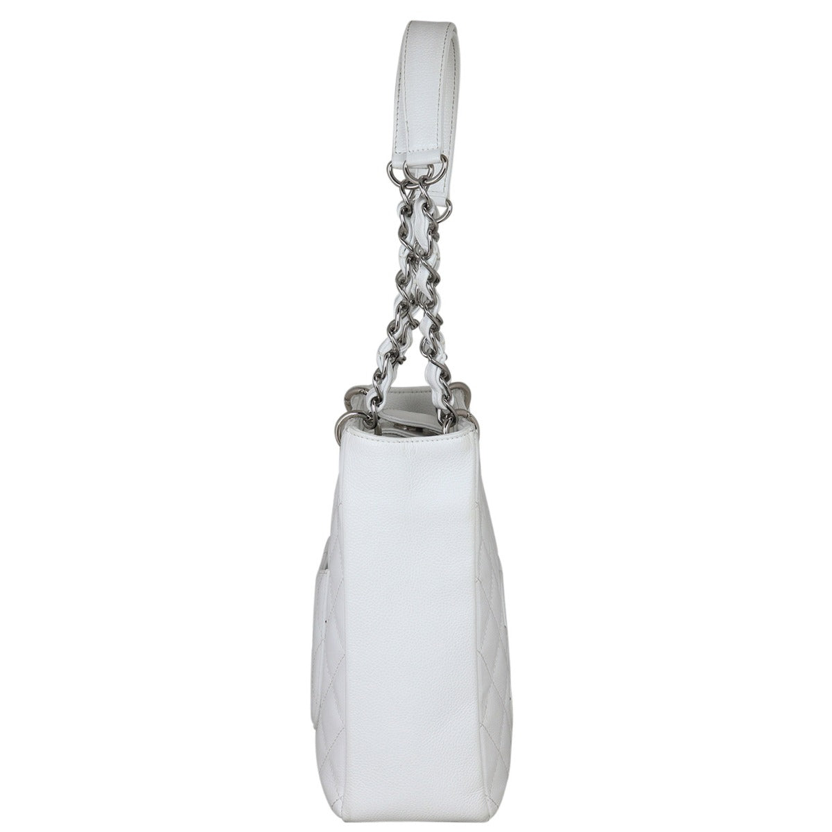 Chanel Petite Shopping Tote | White