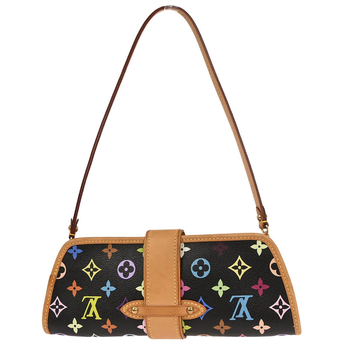 Louis Vuitton 2005 Black Multicolor Shirley Shoulder Bag M40050