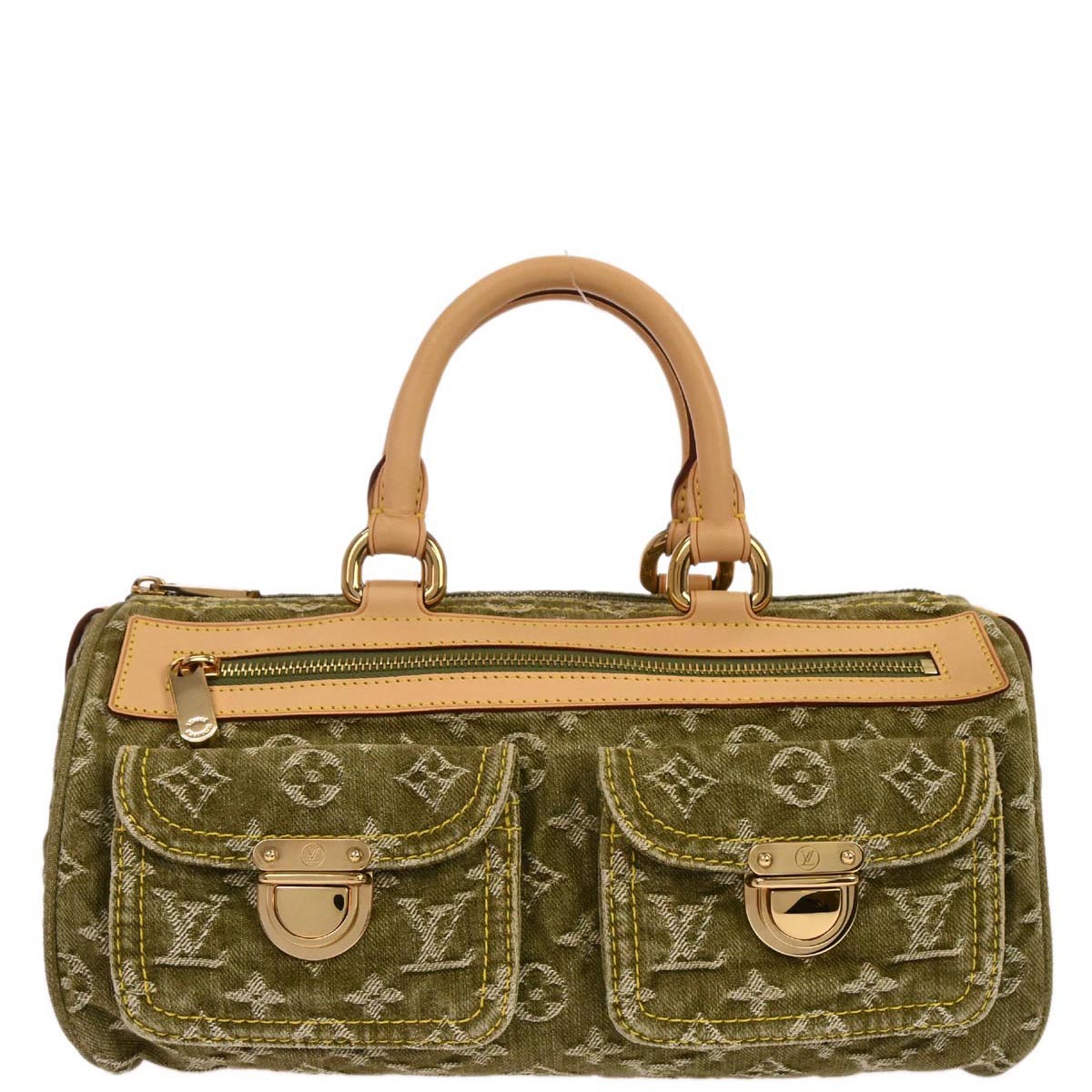 Louis Vuitton Green Monogram Denim Neo Handbag M95215
