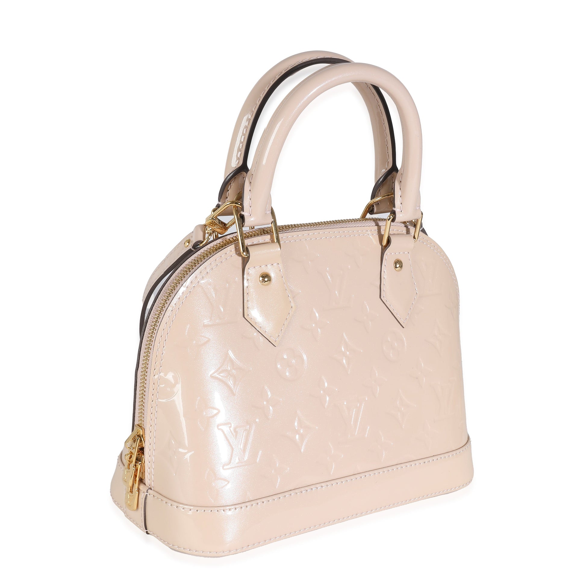 Louis Vuitton Rose Florentine Monogram Vernis Alma BB