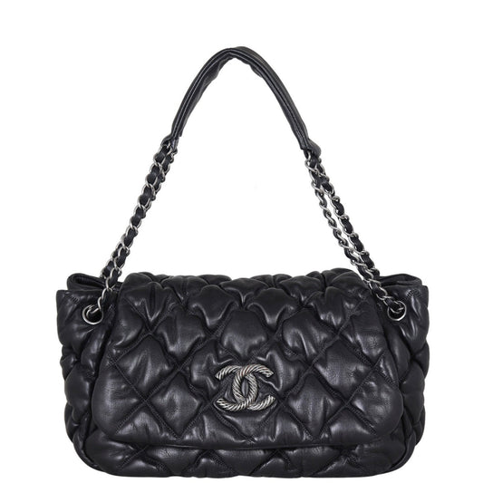 Chanel Bubble Quilt Accordion Flap Bag