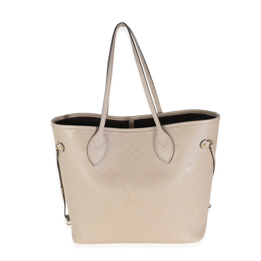 Louis Vuitton Turtledove Monogram Empreinte Neverfull MM