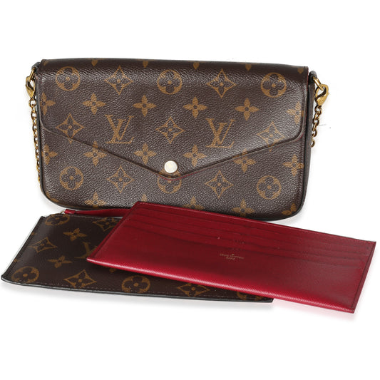 Louis Vuitton Fuchsia Monogram Canvas Felicie Pochette