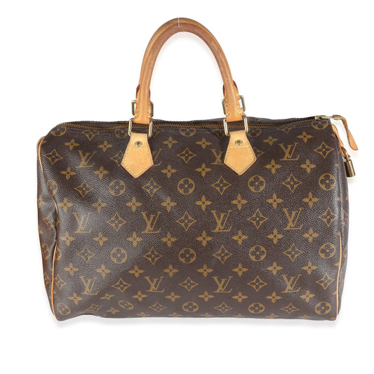 Louis Vuitton Monogram Canvas Speedy 35