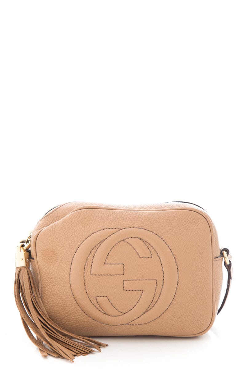 Gucci Soho Beige Leather Handbag