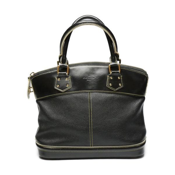 LOUIS VUITTON Handbag Calfskin Noir (Black) Handbag Suhari LockitPM Women