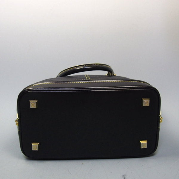 LOUIS VUITTON Handbag Calfskin Noir (Black) Handbag Suhari LockitPM Women