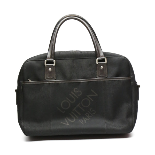 LOUIS VUITTON Handbag Damier Jean Canvas Noir (Black) Documents bag Damier Jean Yak unisex(Unisex)