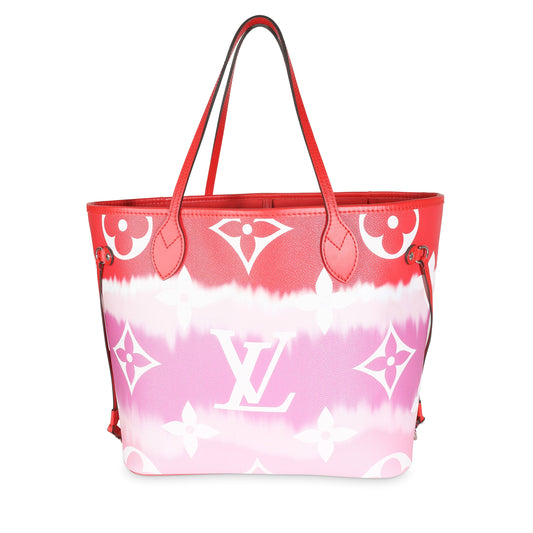 Louis Vuitton Rouge Giant Monogram Canvas Escale Neverfull MM