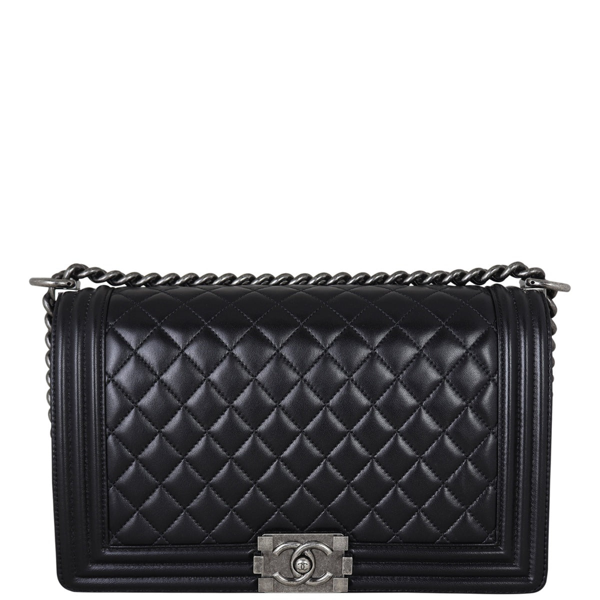 Chanel Boy Bag New Medium | Black 21 Series
