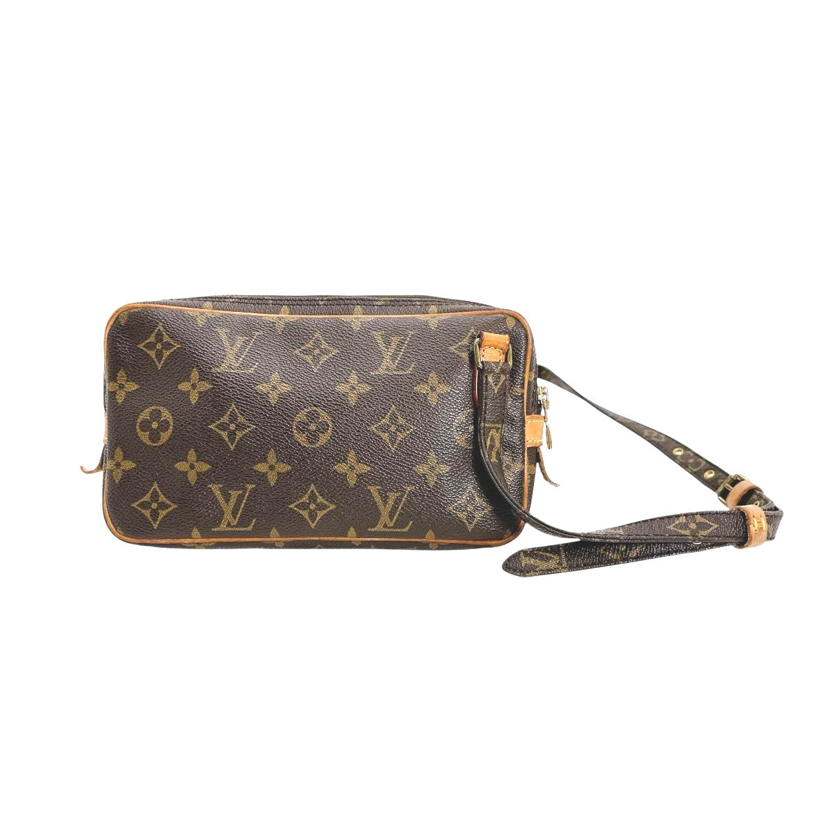 LOUIS VUITTON Shoulder Bag Monogram canvas Brown Shoulder Bag Monogram Marley Bandouliere unisex(Unisex)