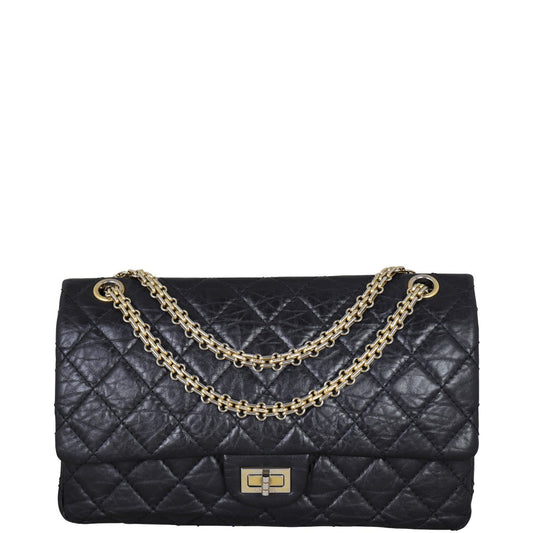 Chanel 2.55 Reissue 226 Double Flap Bag | Black 13 Series