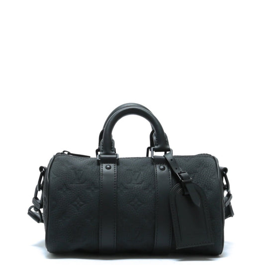 LOUIS VUITTON Keepall 25 Bandouliere Taurillon Black