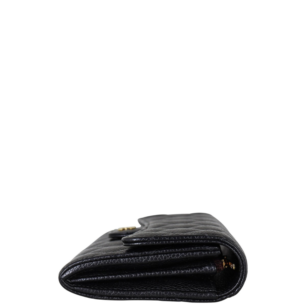 Chanel Classic Flap Long Wallet | Black Caviar
