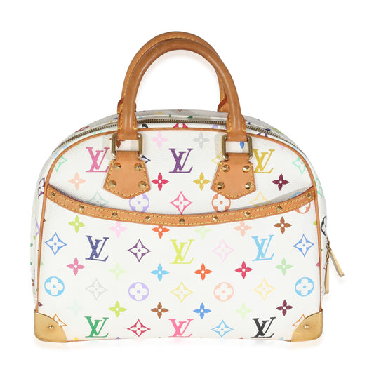 Louis Vuitton White Monogram Multicolore Canvas Trouville