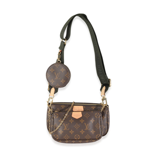 Louis Vuitton Khaki Monogram Canvas Multi Pochette Accessoires