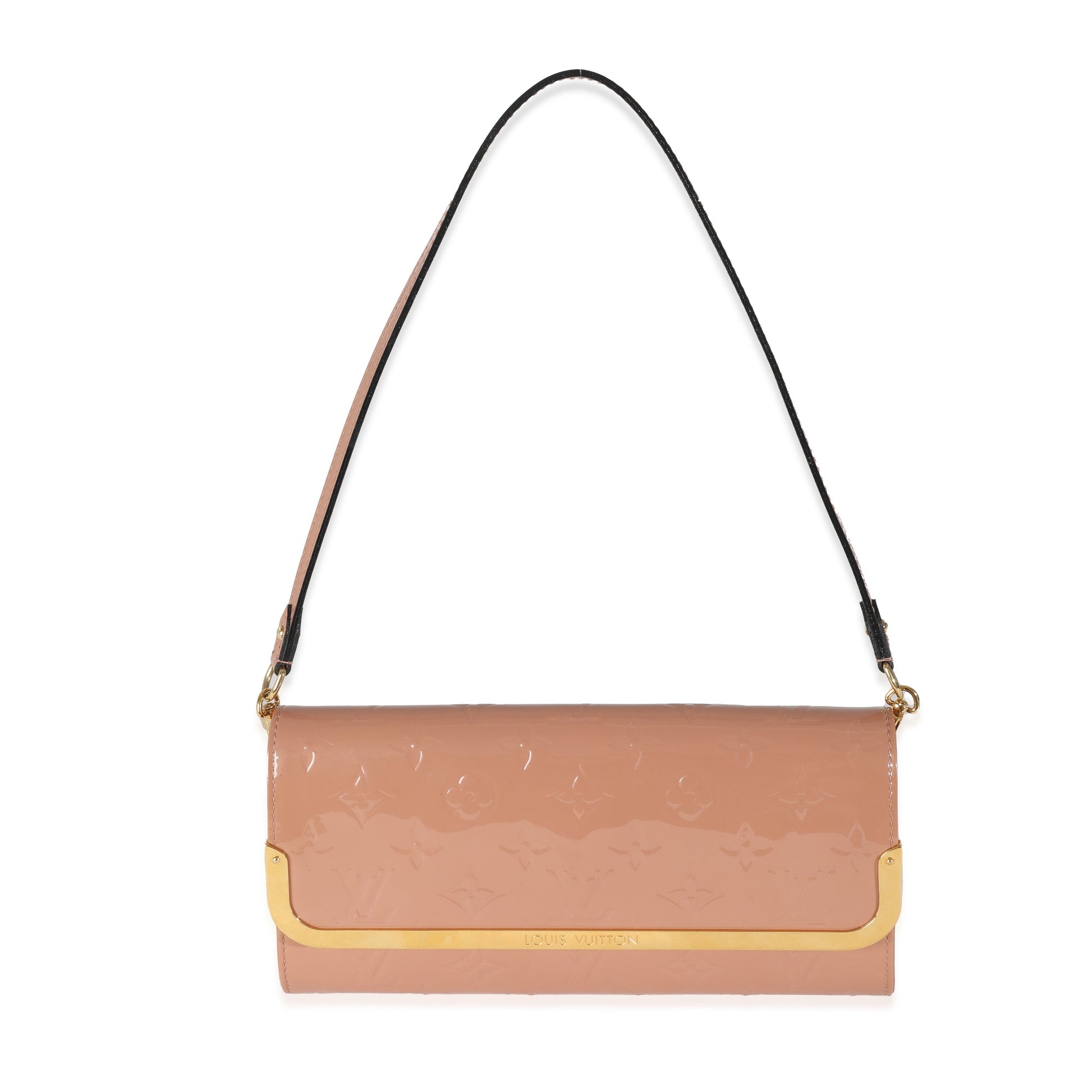 Louis Vuitton Rose Velours Vernis Rossmore MM