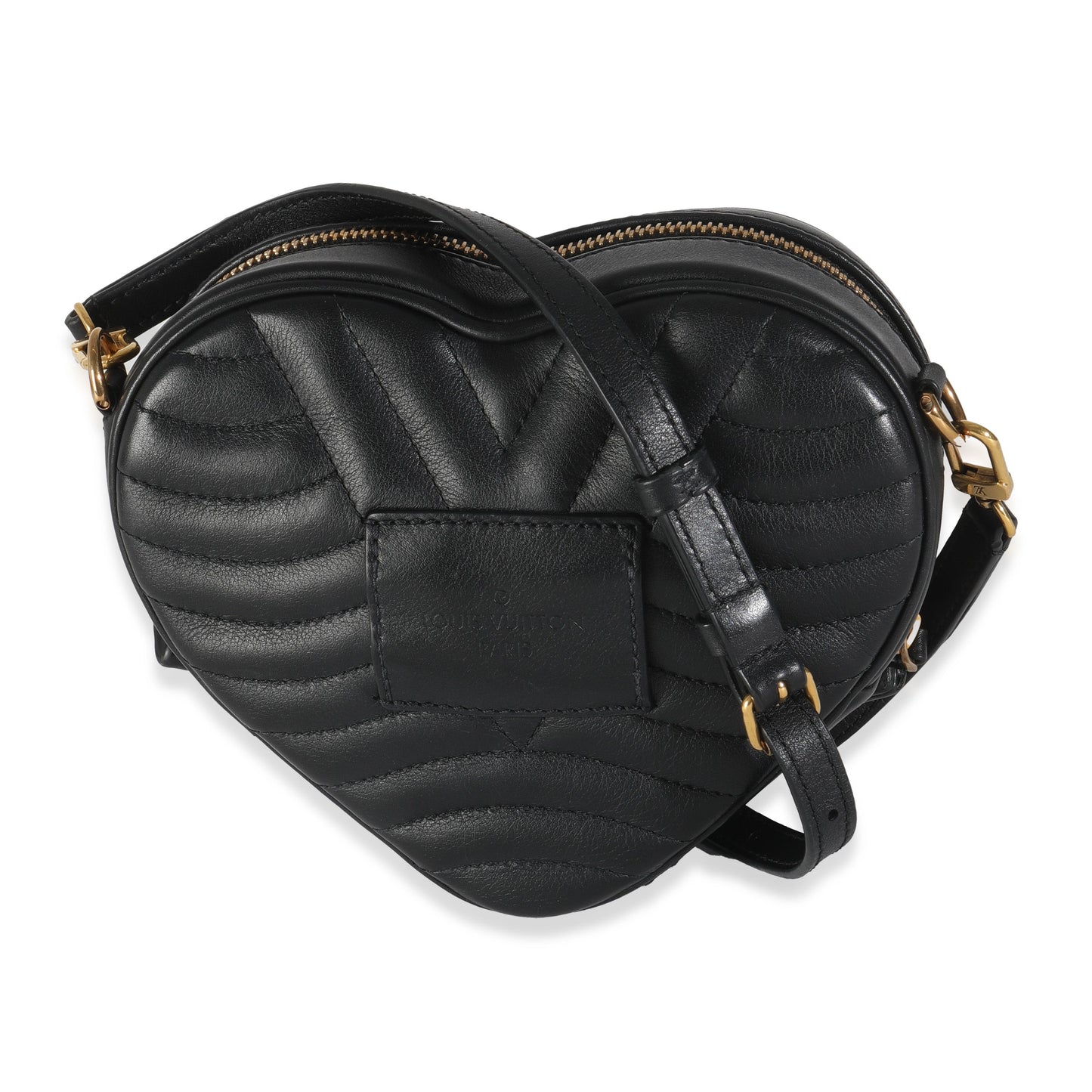Louis Vuitton Black Calfskin New Wave Heart Bag