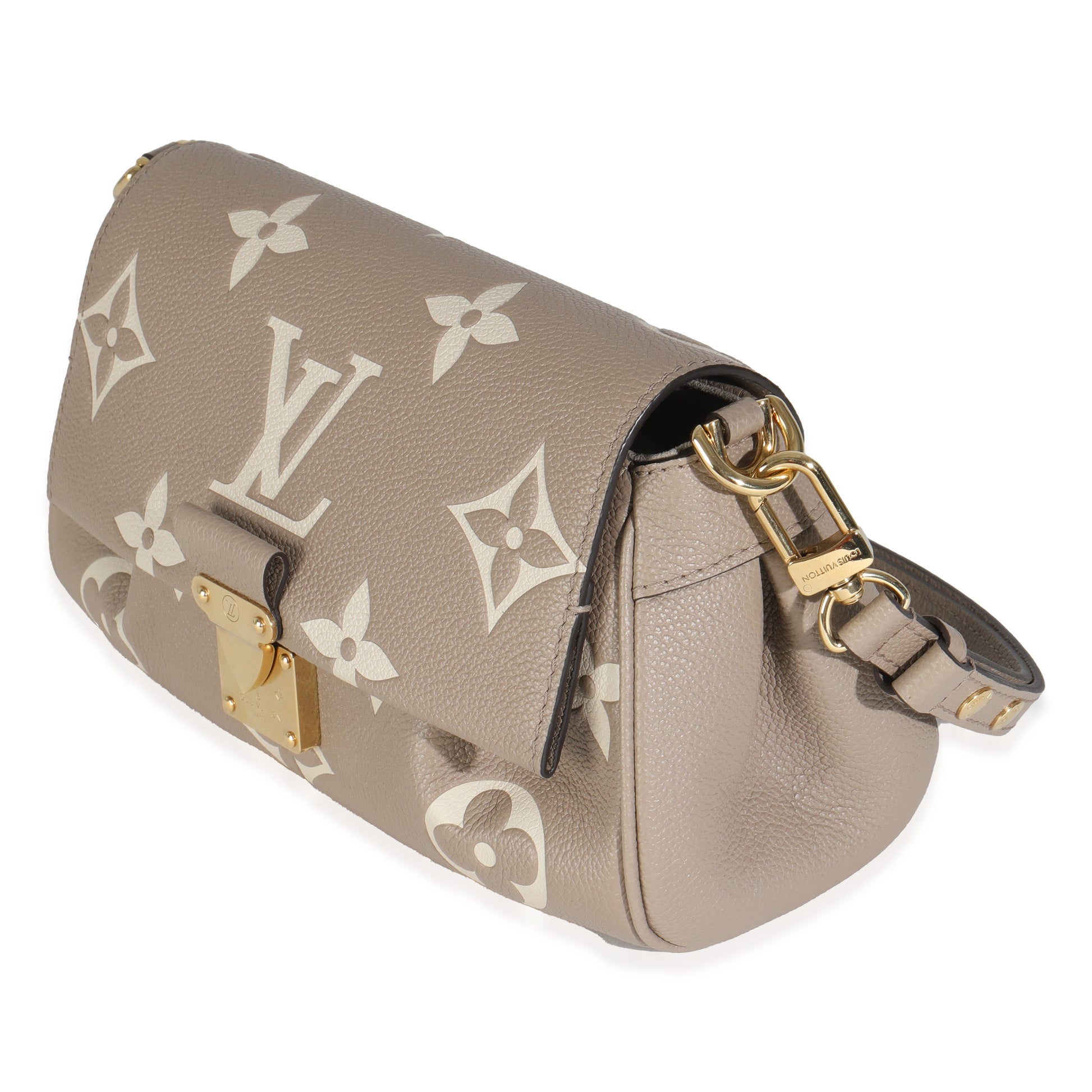  Louis Vuitton Tourterelle Creme Empreinte Monogram Giant Favorite