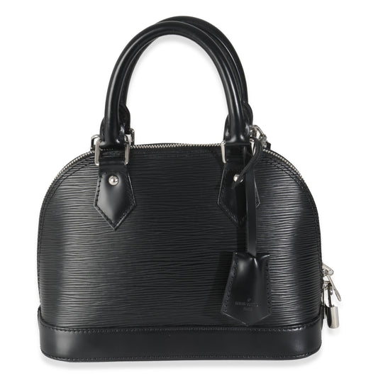 Louis Vuitton Black Epi Alma BB