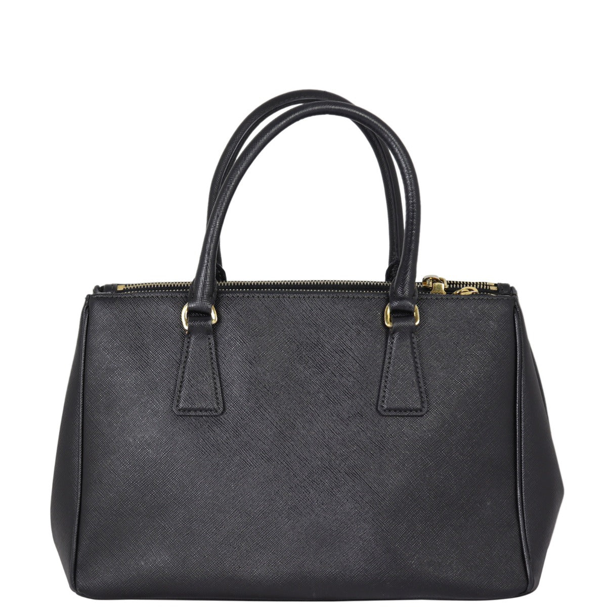 Prada Saffiano Lux Galleria Double Zip Tote Small