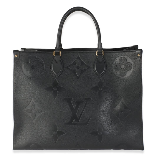 Louis Vuitton Black Monogram Empreinte Onthego GM