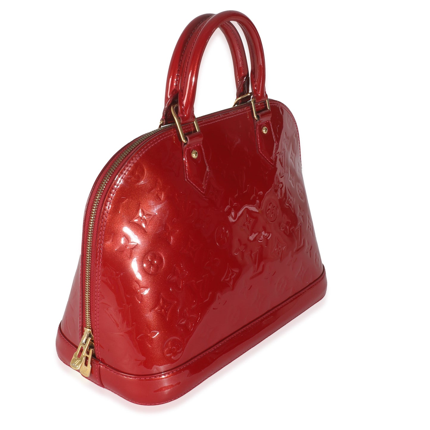 Louis Vuitton Rose Indian Monogram Vernis Alma PM