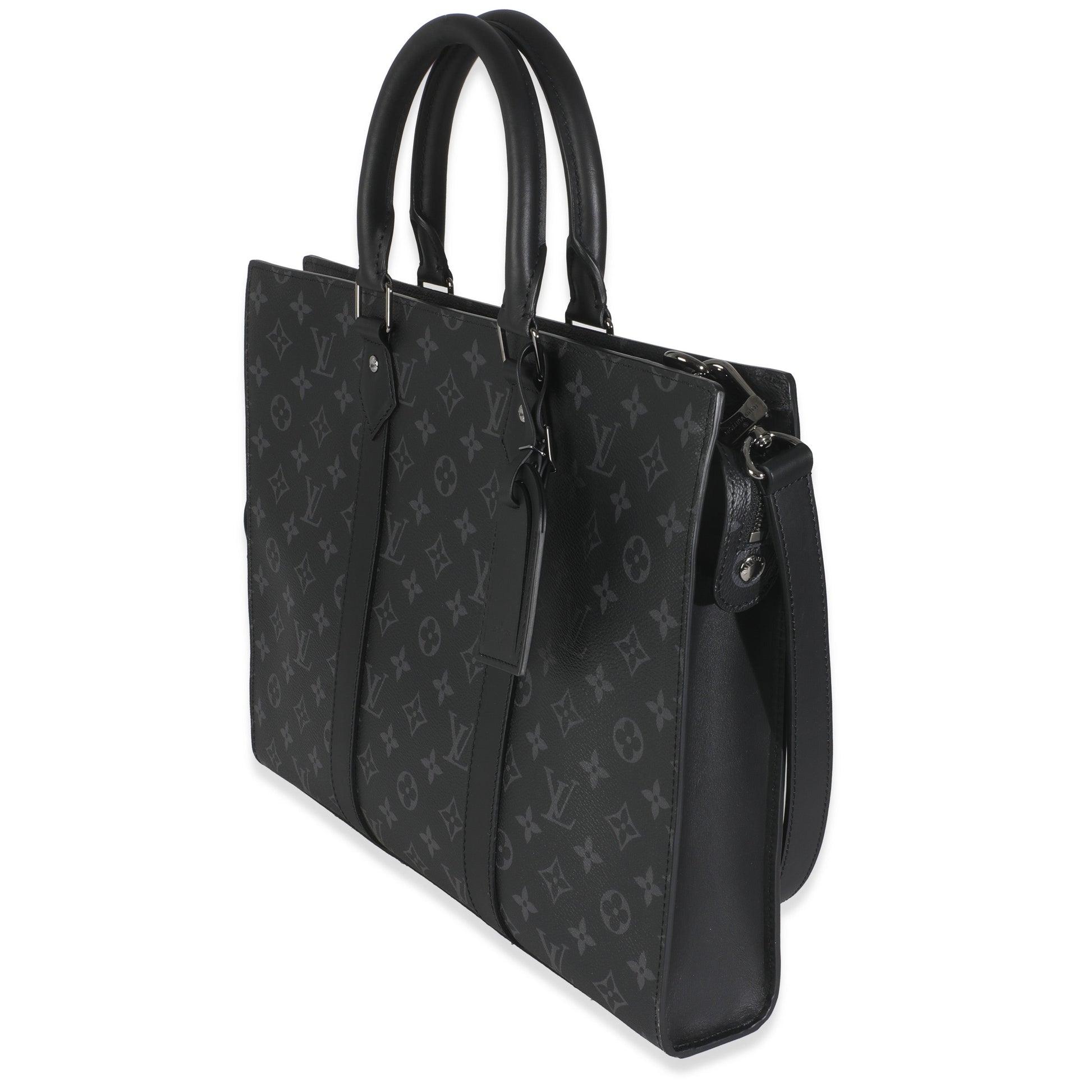 Louis Vuitton Monogram Eclipse Canvas Sac Plat Horizontal Zippe