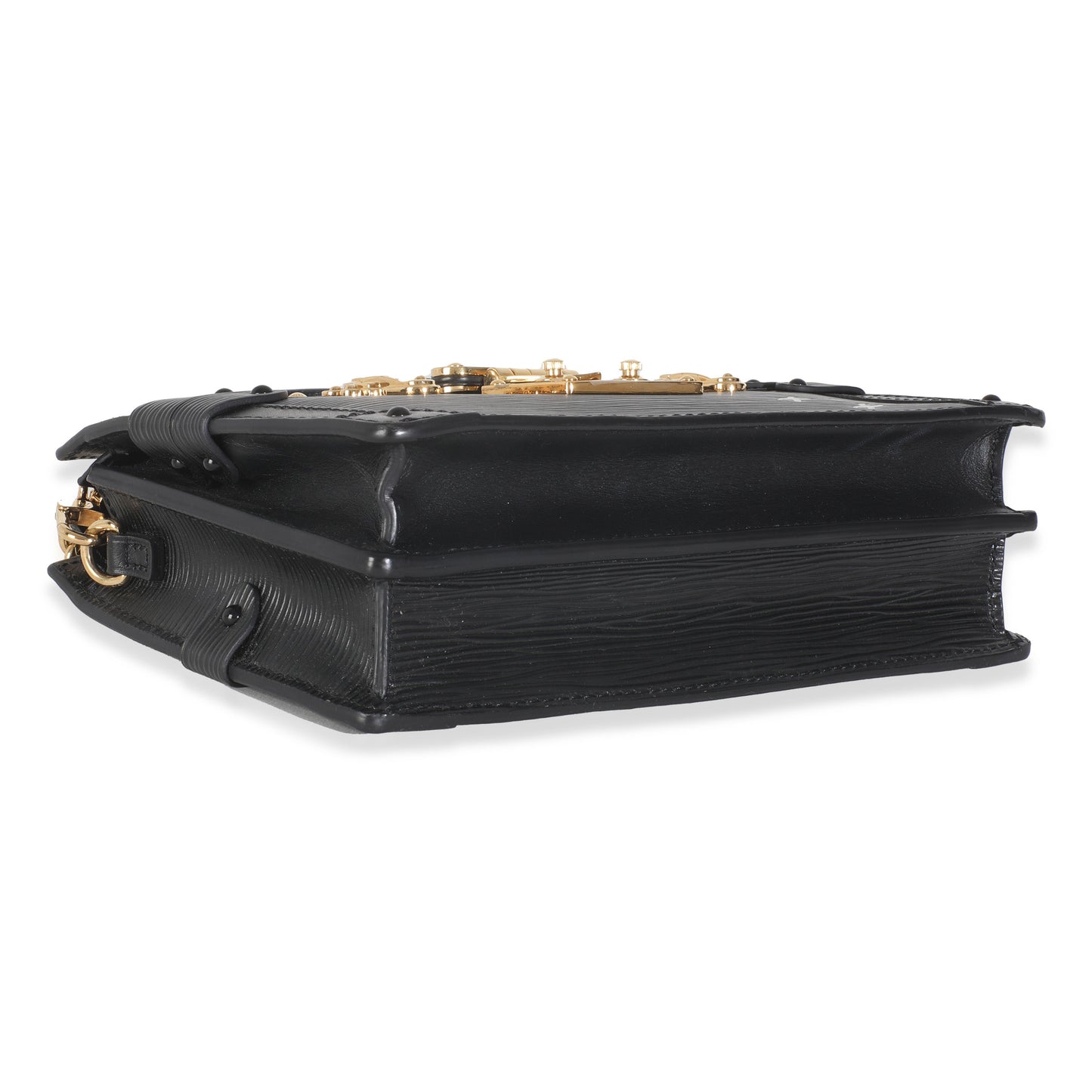 Louis Vuitton Black Epi Leather Trunk Clutch