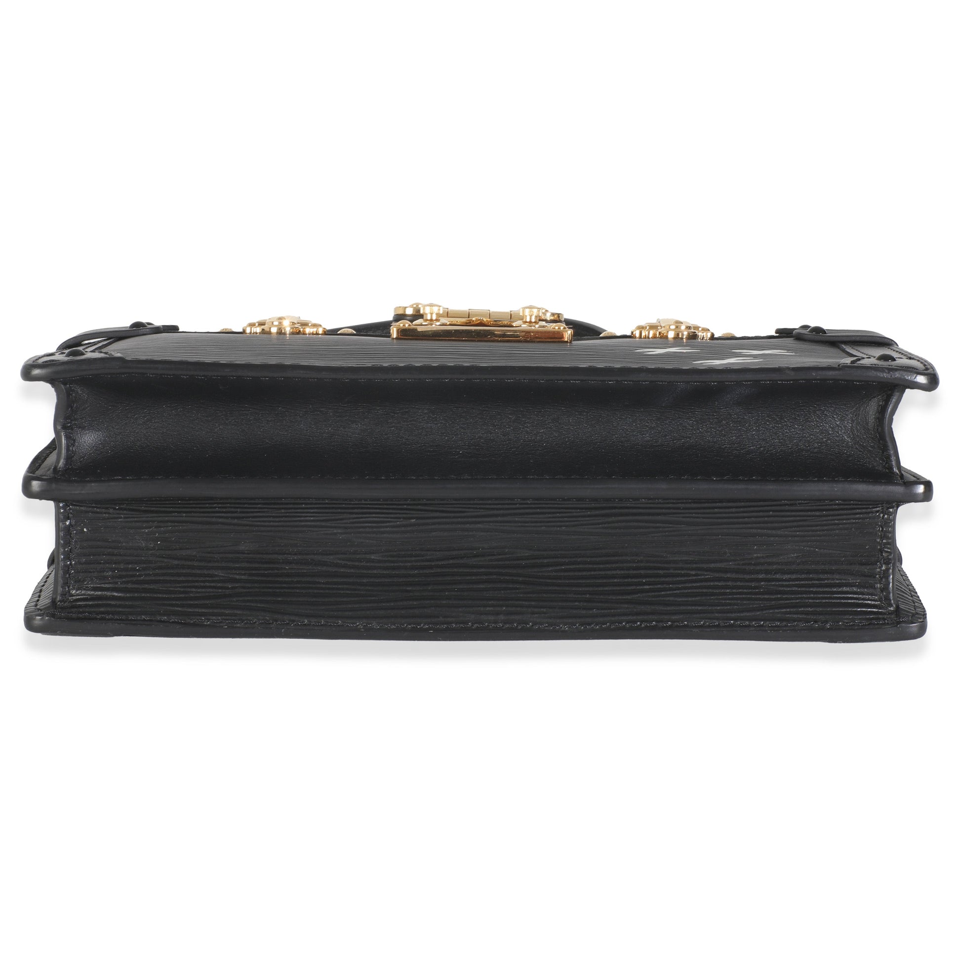 Louis Vuitton Black Epi Leather Trunk Clutch