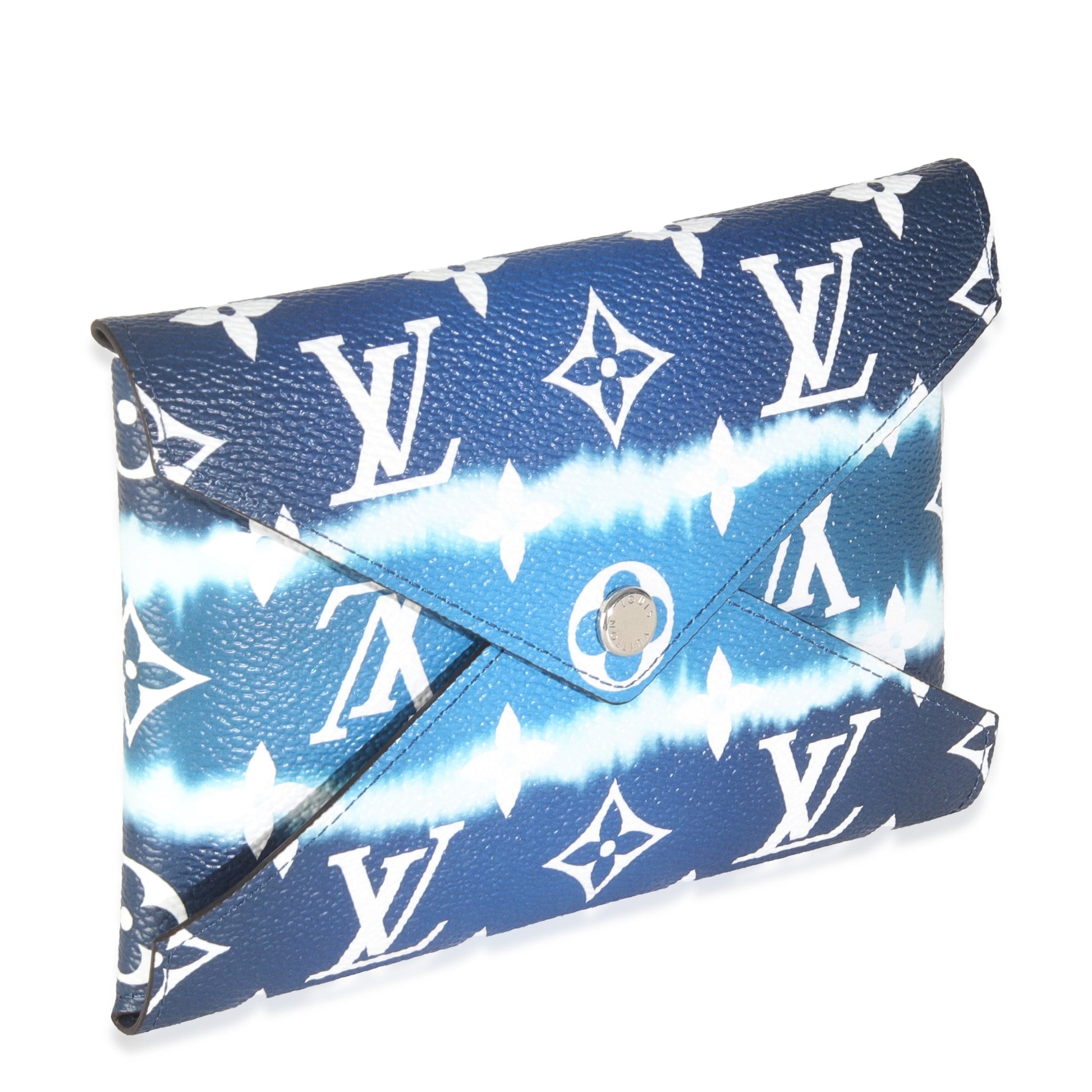  Louis Vuitton Blue Monogram Escale Canvas Medium Kirigami Pochette Insert