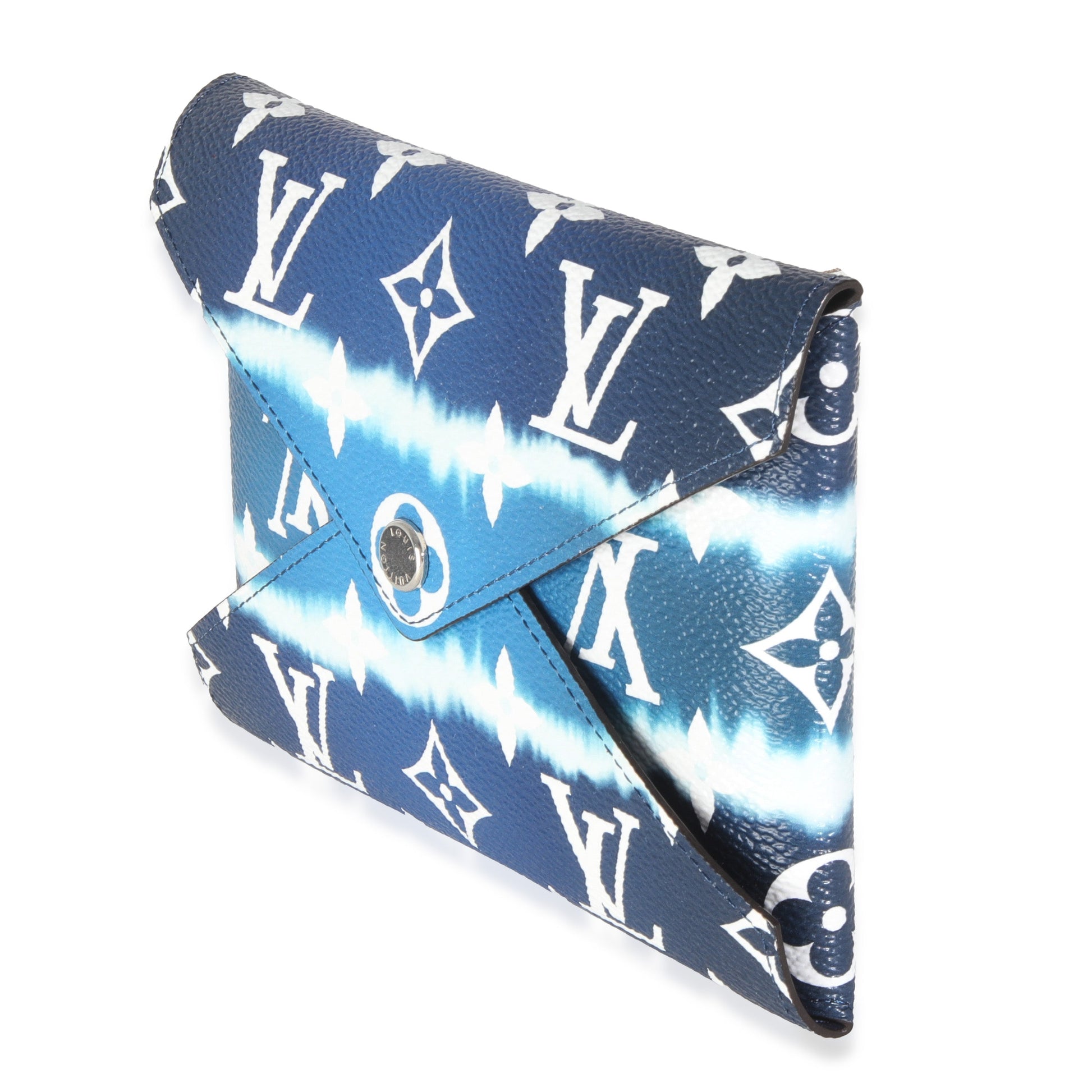  Louis Vuitton Blue Monogram Escale Canvas Medium Kirigami Pochette Insert