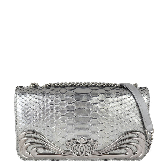 Chanel Python Clutch on Chain