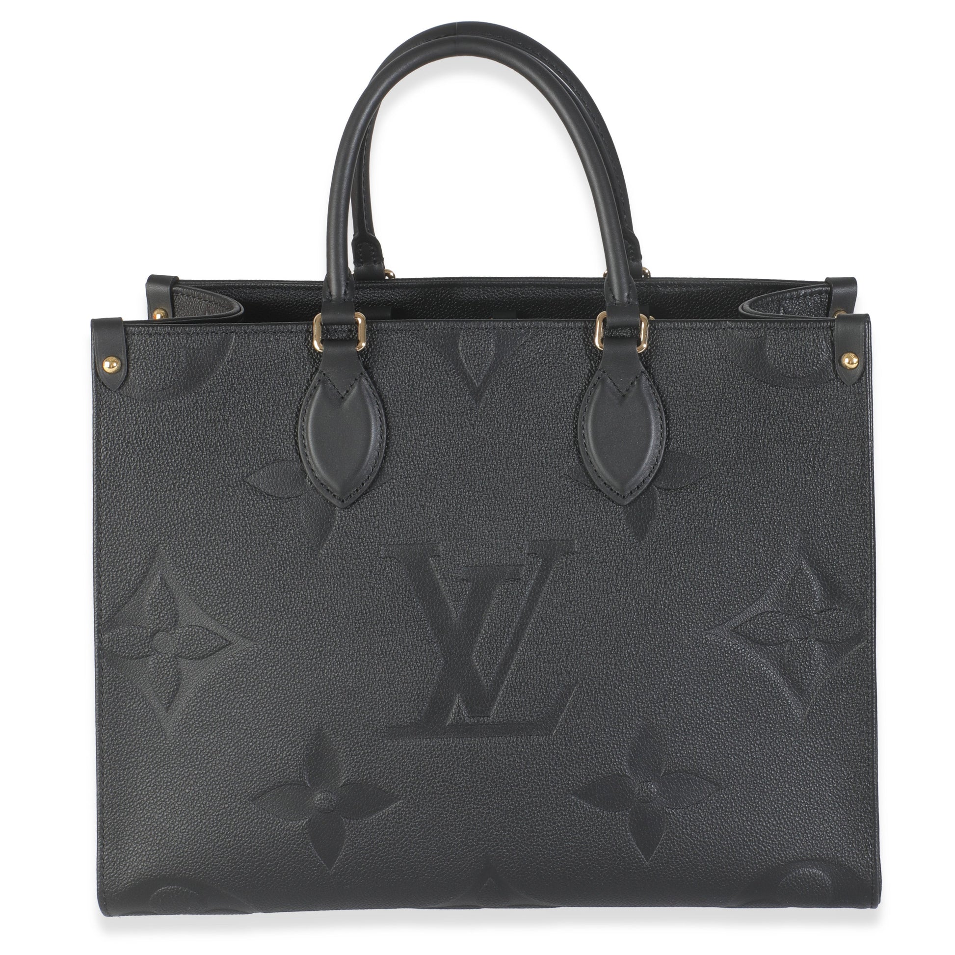 Louis Vuitton Black Monogram Empreinte Onthego MM