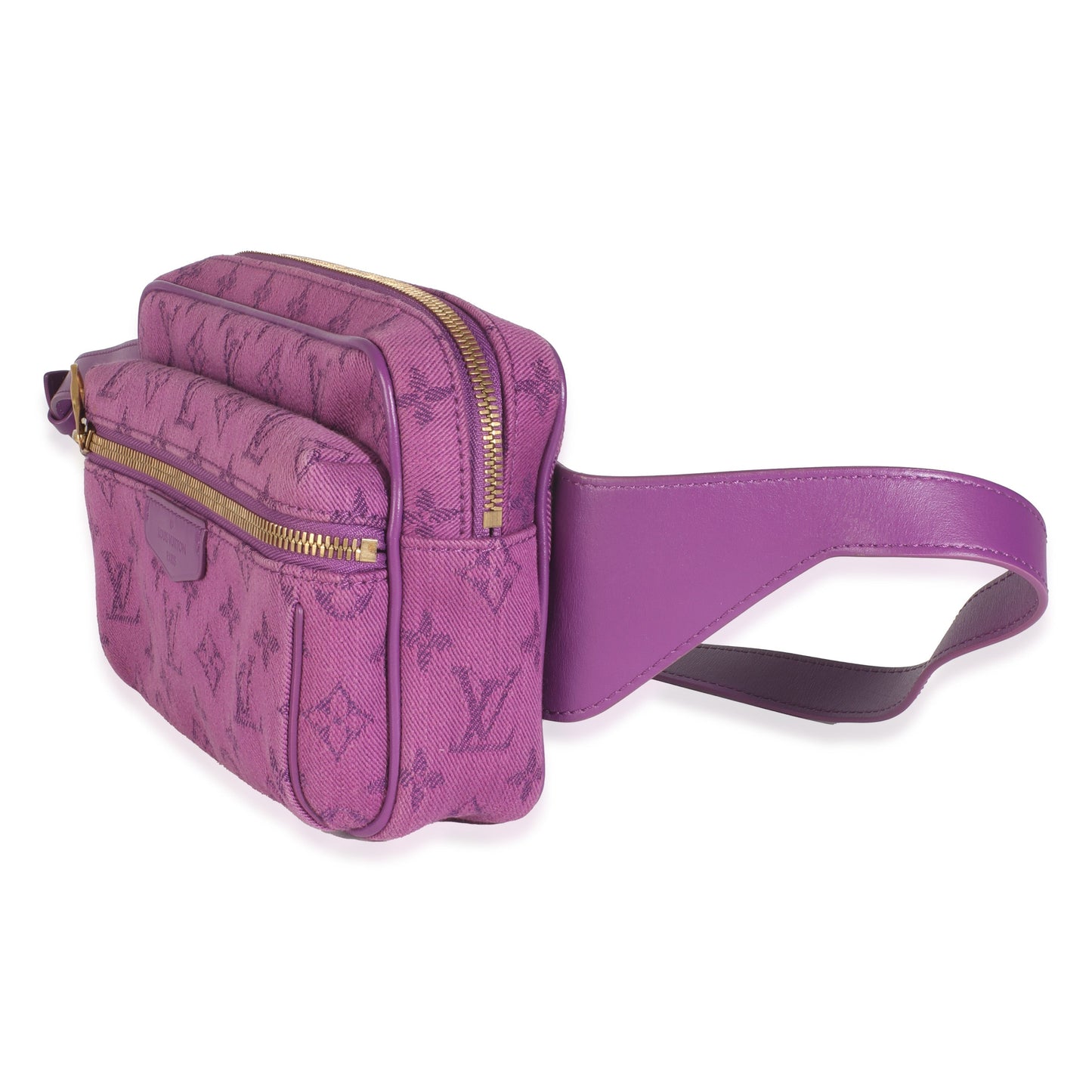 Louis Vuitton Purple Monogram Denim Outdoor Bumbag