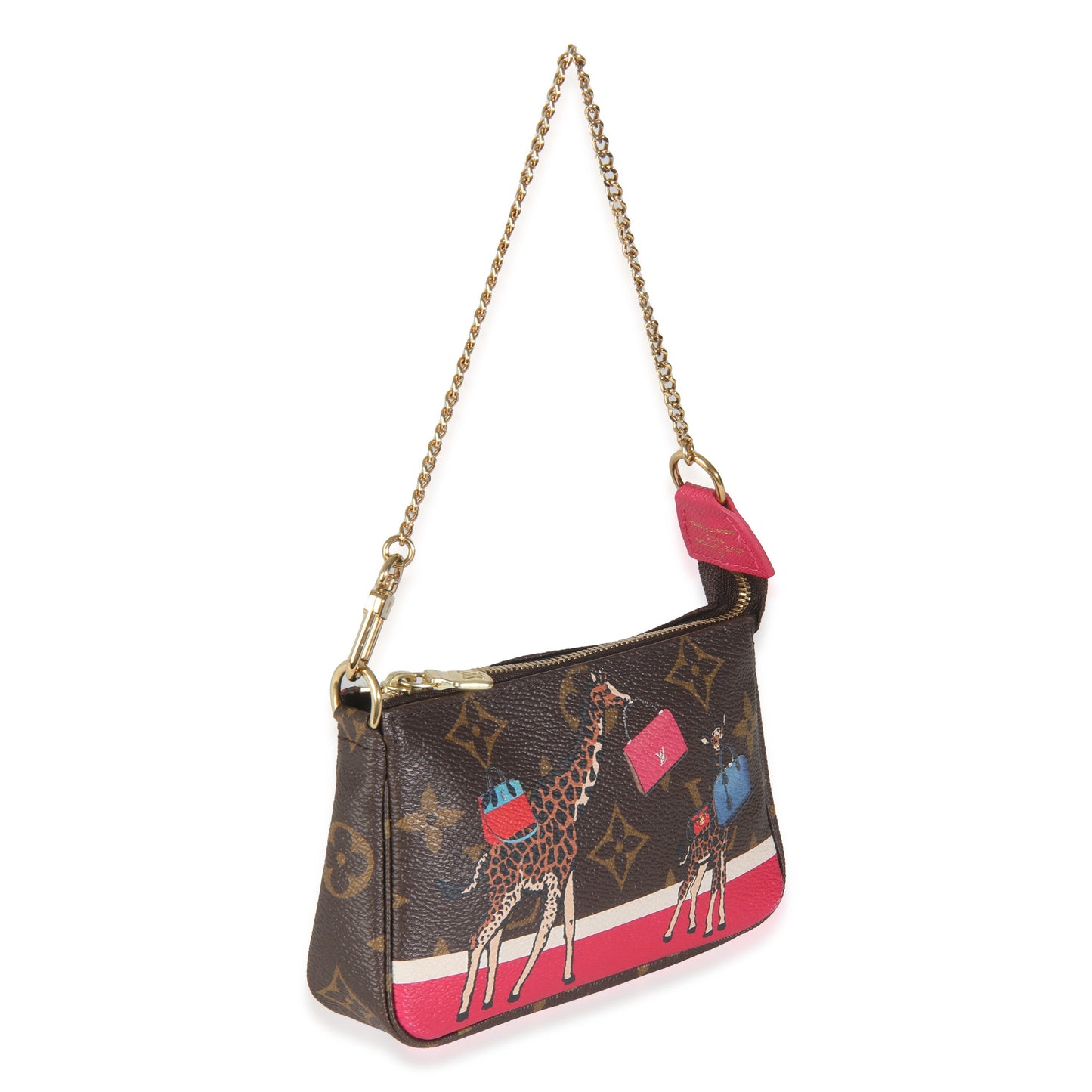  Louis Vuitton Christmas Animation Monogram Canvas Mini Pochette Accessoires
